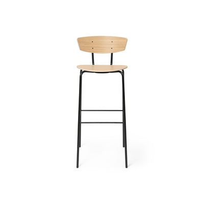 Ferm Living Herman Bar Chair in white oiled oak. Free UK delivery from someday designs. #colour_white-oiled-oak