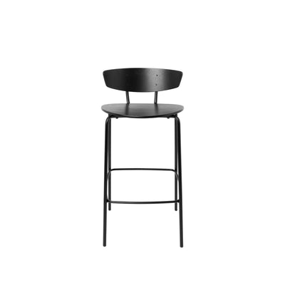 Ferm Living Herman Counter Chair in black. Free UK delivery from someday designs. #colour_black