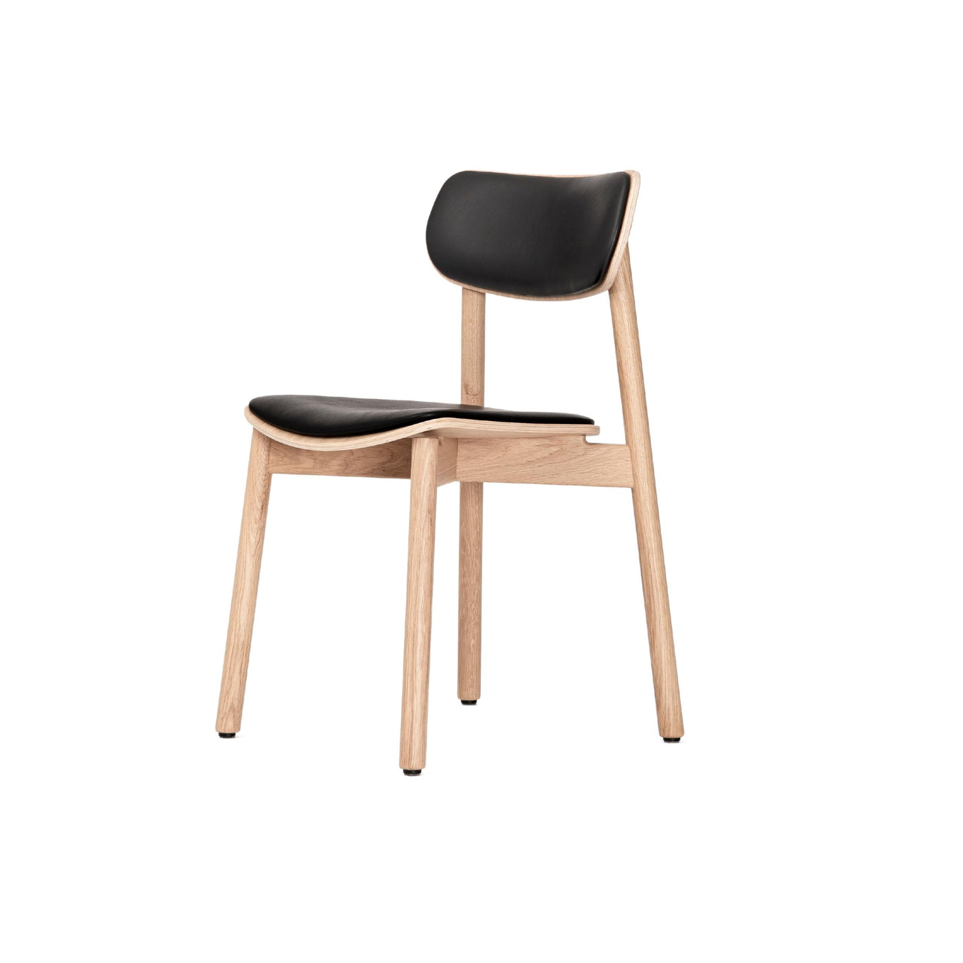 John Green Otis Chair Upholstered. British design at someday designs. #seat_pad_black-leather