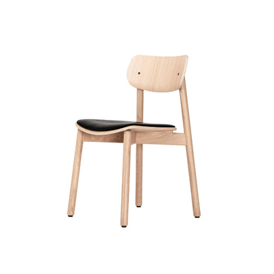 John Green Otis Chair Upholstered. British design at someday designs. #seat_pad_black-leather