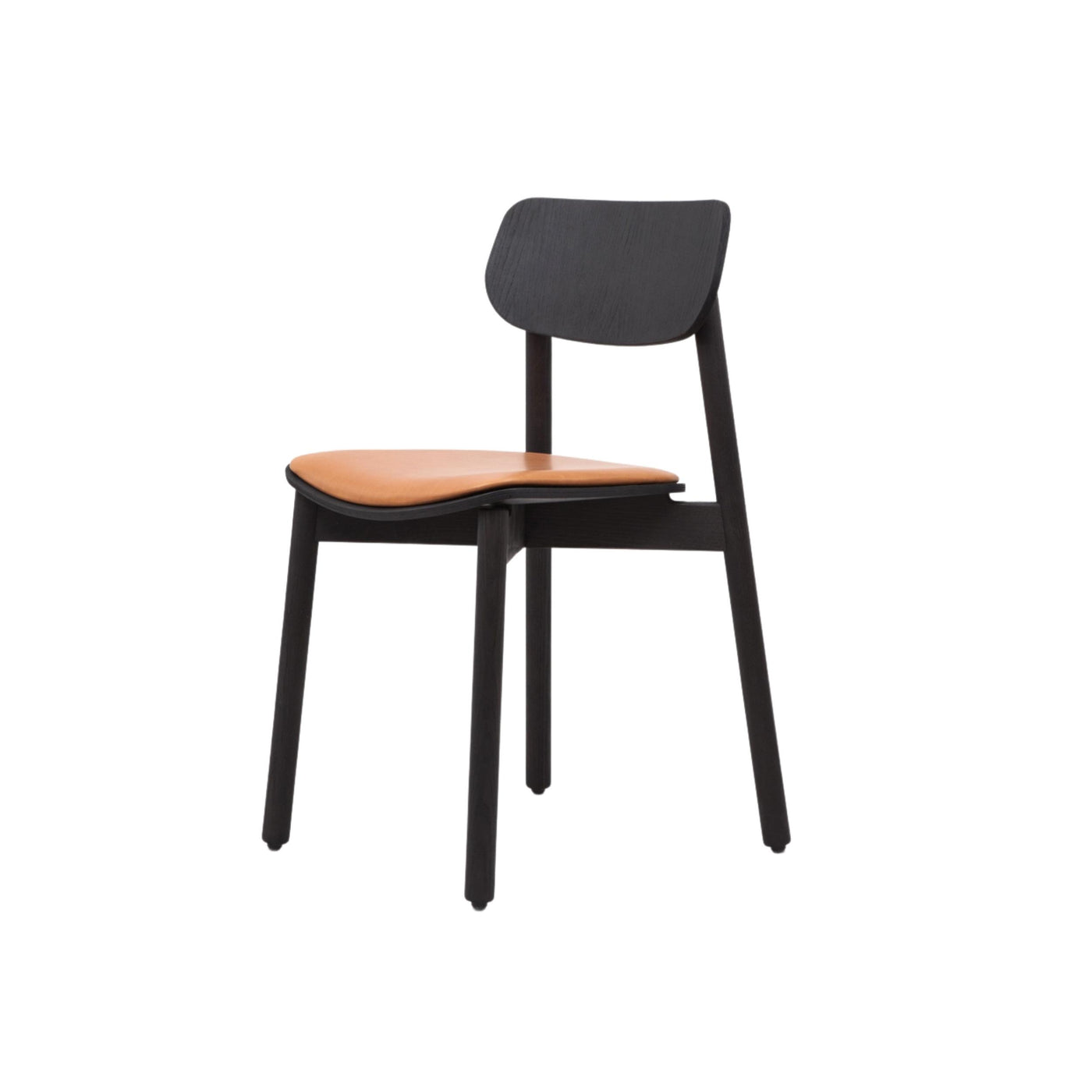 John Green Otis Chair Upholstered. British design at someday designs. #seat_pad_cognac-leather