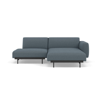 Muuto In Situ Modular 2 Seater Sofa, configuration 7 in clay 1 fabric. Made to order from someday designs #colour_clay-1-blue