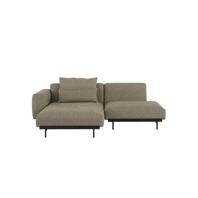 Muuto In Situ Modular 2 Seater Sofa, configuration 6 in clay 15 fabric. Made to order from someday designs #colour_clay-15