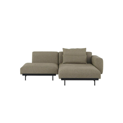 Muuto In Situ Modular 2 Seater Sofa, configuration 7 in clay 15 fabric. Made to order from someday designs #colour_clay-15