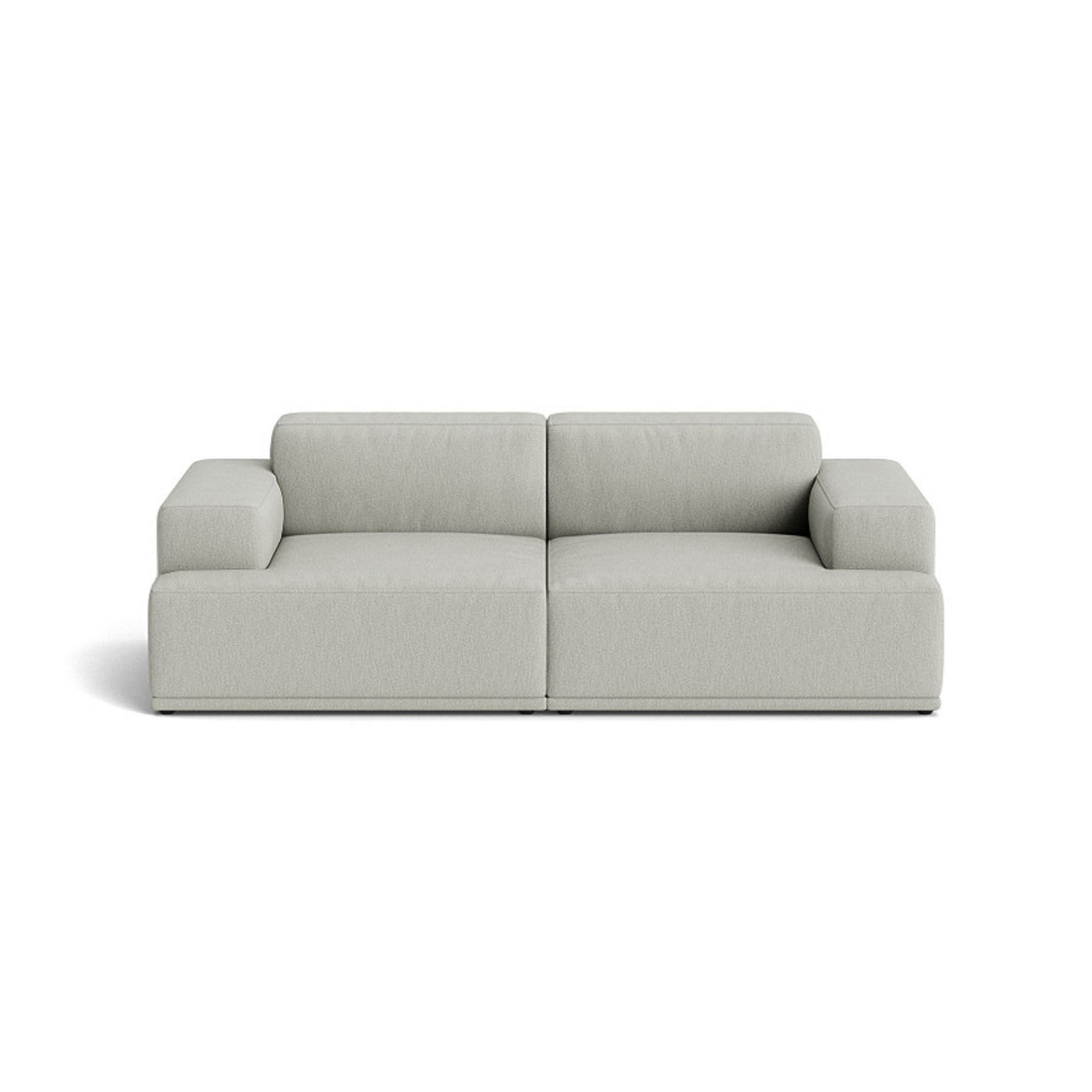 Muuto Connect Soft Modular 2 Seater Sofa, configuration 1. made-to-order from someday designs. #colour_clay-12