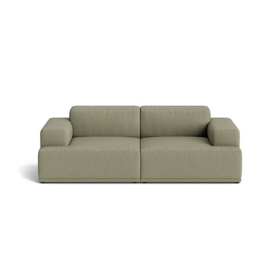 Muuto Connect Soft Modular 2 Seater Sofa, configuration 1. made-to-order from someday designs. #colour_clay-15