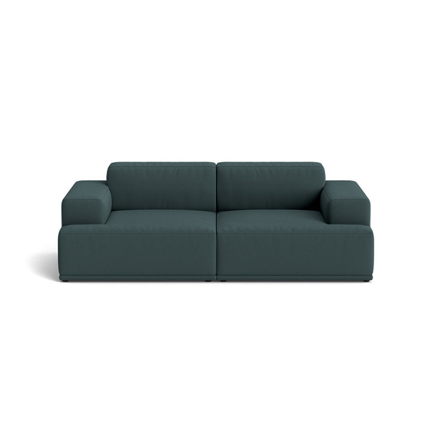 Muuto Connect Soft Modular 2 Seater Sofa, configuration 1. made-to-order from someday designs. #colour_steelcut-180
