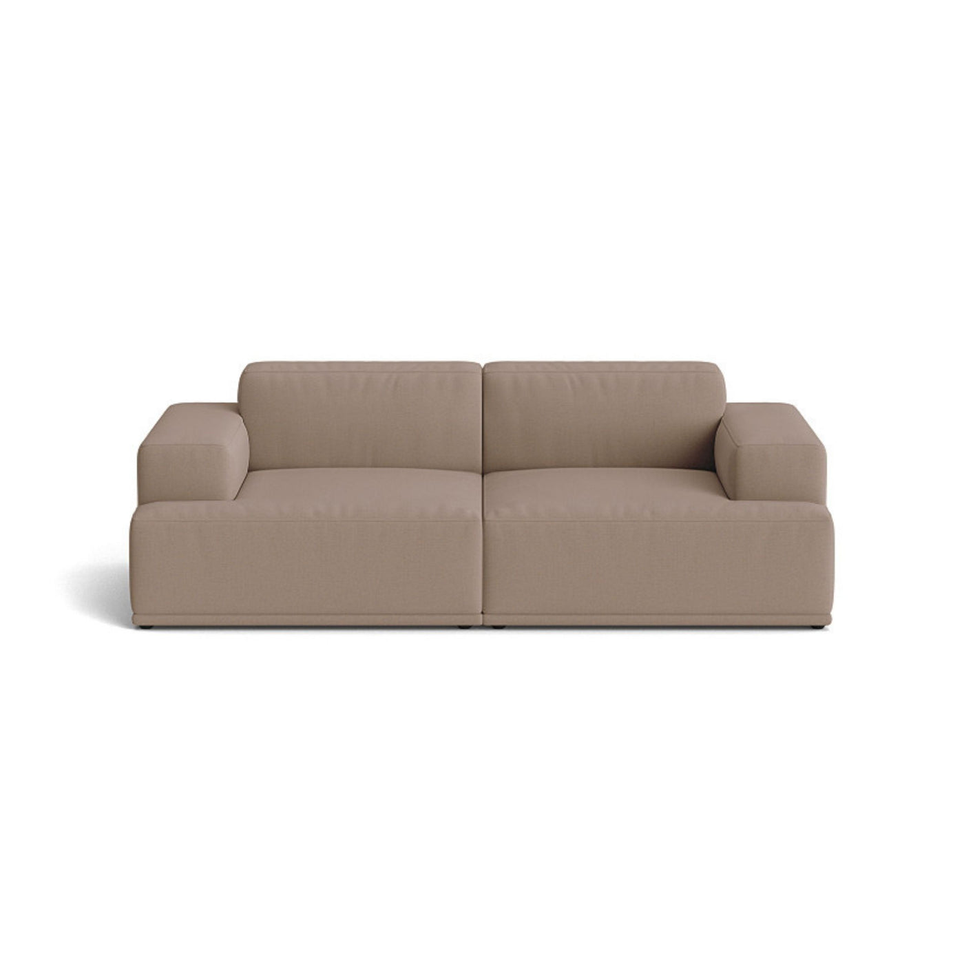 Muuto Connect Soft Modular 2 Seater Sofa, configuration 1. made-to-order from someday designs. #colour_steelcut-trio-426