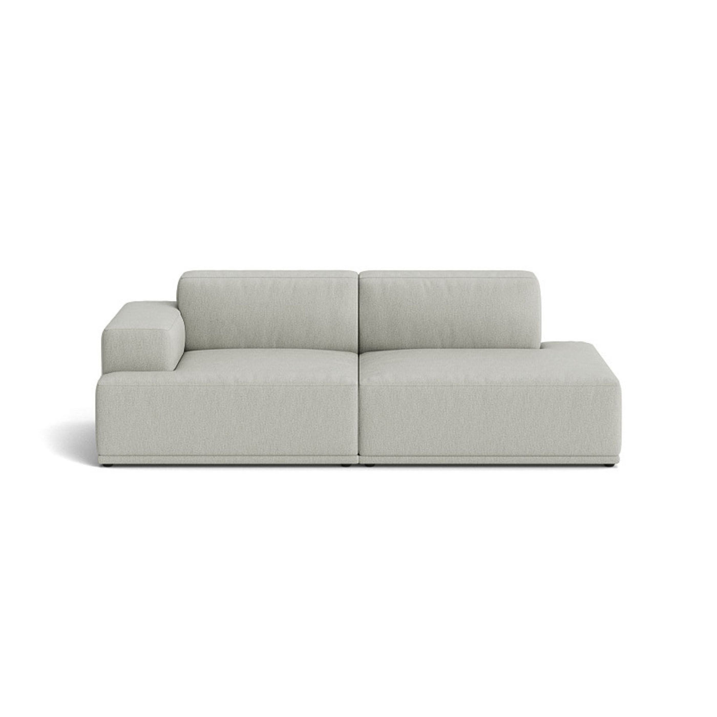 Muuto Connect Soft Modular 2 Seater Sofa, configuration 2. made-to-order from someday designs. #colour_clay-12