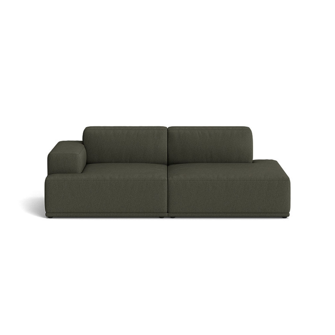 Muuto Connect Soft Modular 2 Seater Sofa, configuration 2. made-to-order from someday designs. #colour_clay-14
