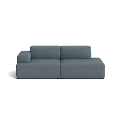 Muuto Connect Soft Modular 2 Seater Sofa, configuration 2. made-to-order from someday designs. #colour_clay-1-blue