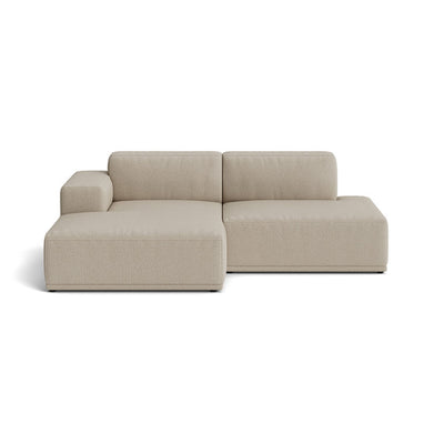 Muuto Connect Soft Modular 2 Seater Sofa, configuration 3. made-to-order from someday designs. #colour_clay-10