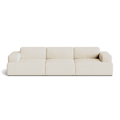 Muuto Connect Soft Modular 3 Seater Sofa, configuration 1. Made-to-order from someday designs. #colour_balder-212