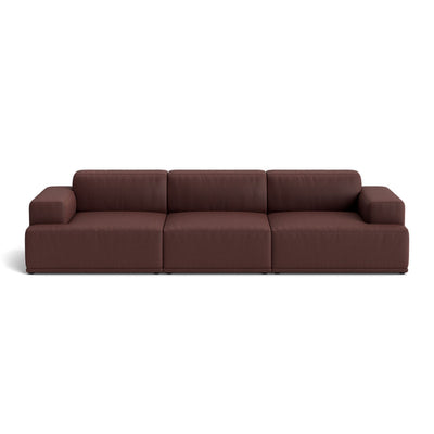 Muuto Connect Soft Modular 3 Seater Sofa, configuration 1. Made-to-order from someday designs. #colour_balder-382