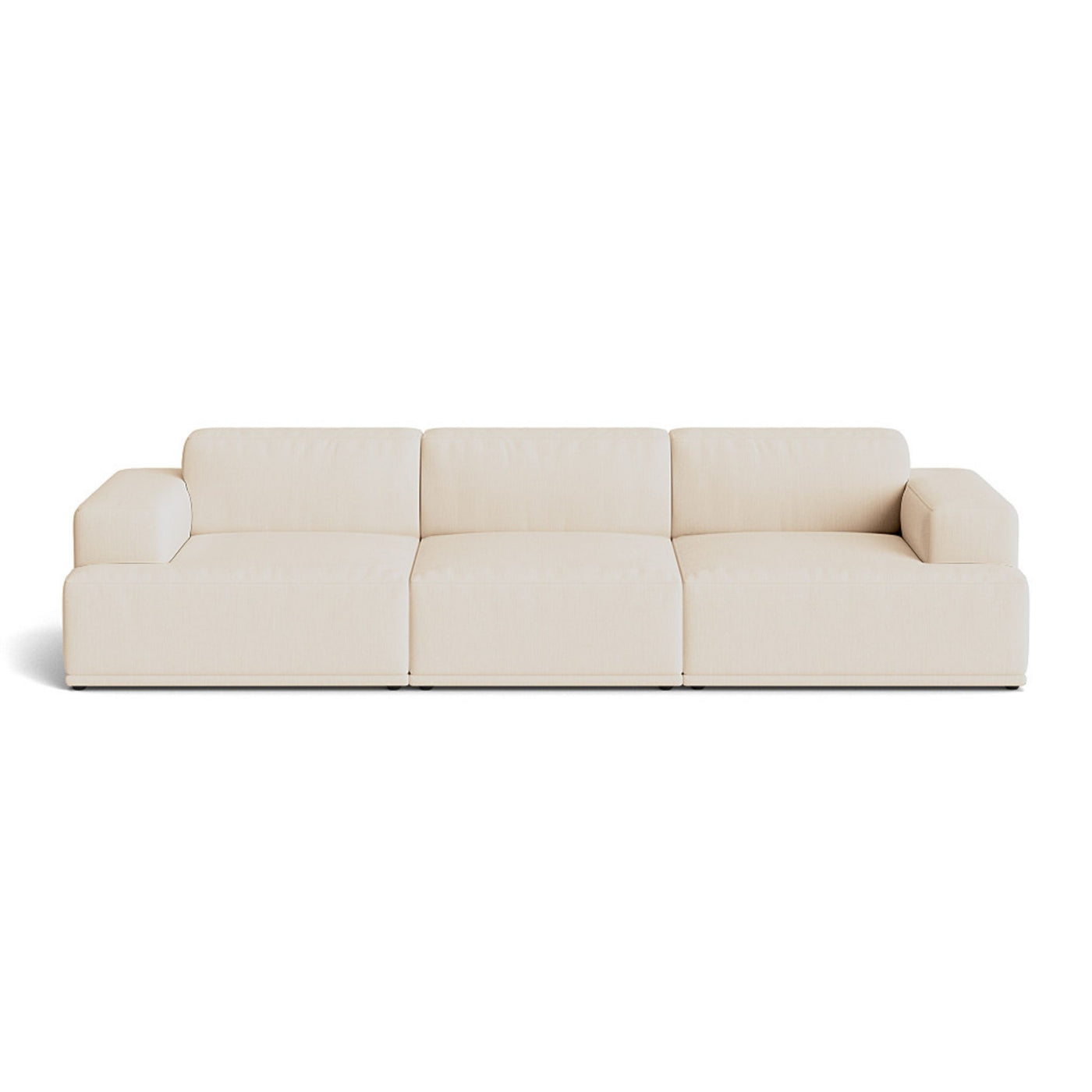 Muuto Connect Soft Modular 3 Seater Sofa, configuration 1. Made-to-order from someday designs. #colour_balder-612