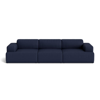Muuto Connect Soft Modular 3 Seater Sofa, configuration 1. Made-to-order from someday designs. #colour_balder-792
