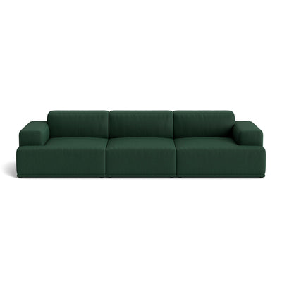 Muuto Connect Soft Modular 3 Seater Sofa, configuration 1. Made-to-order from someday designs. #colour_balder-982