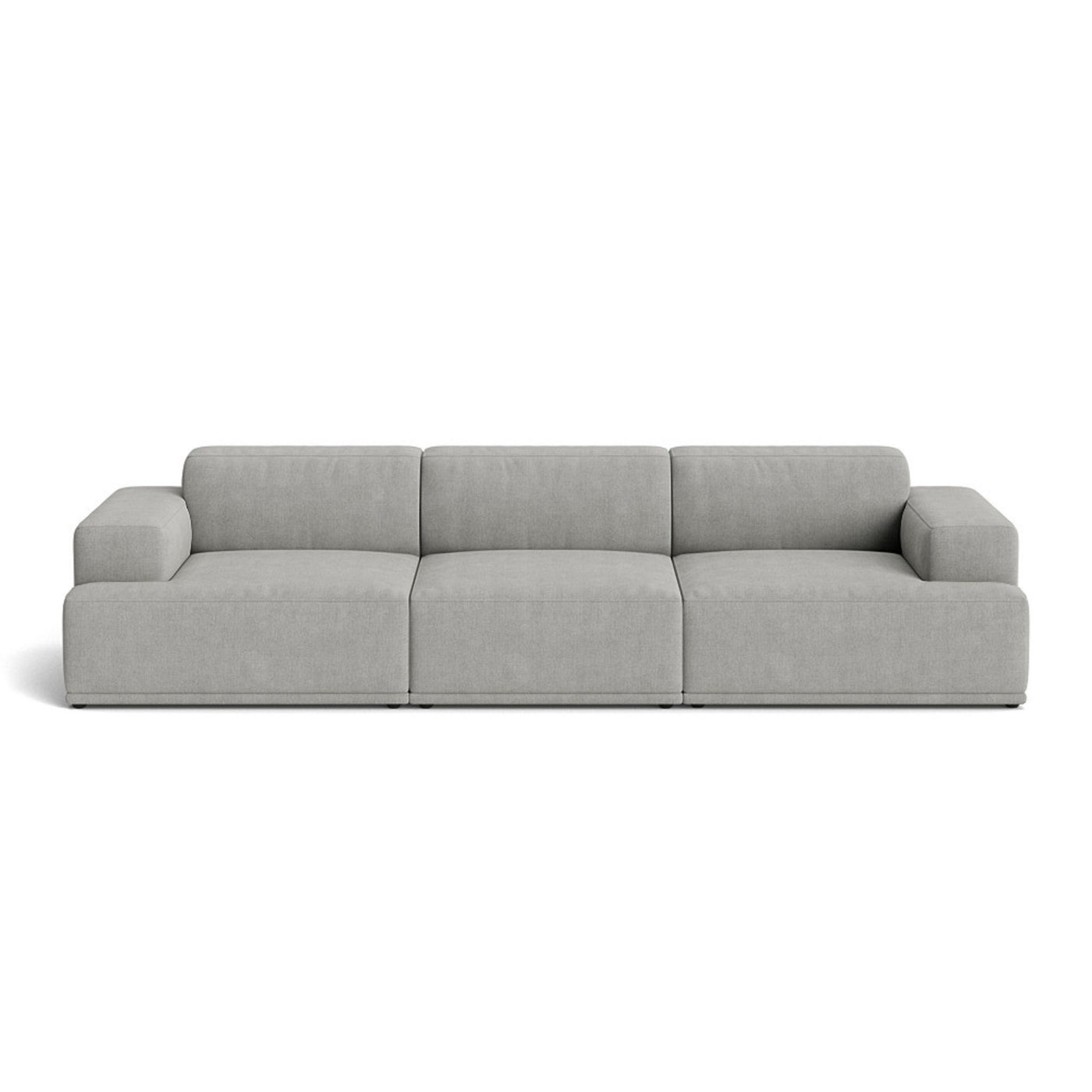 Muuto Connect Soft Modular 3 Seater Sofa, configuration 1. Made-to-order from someday designs. #colour_fiord-151
