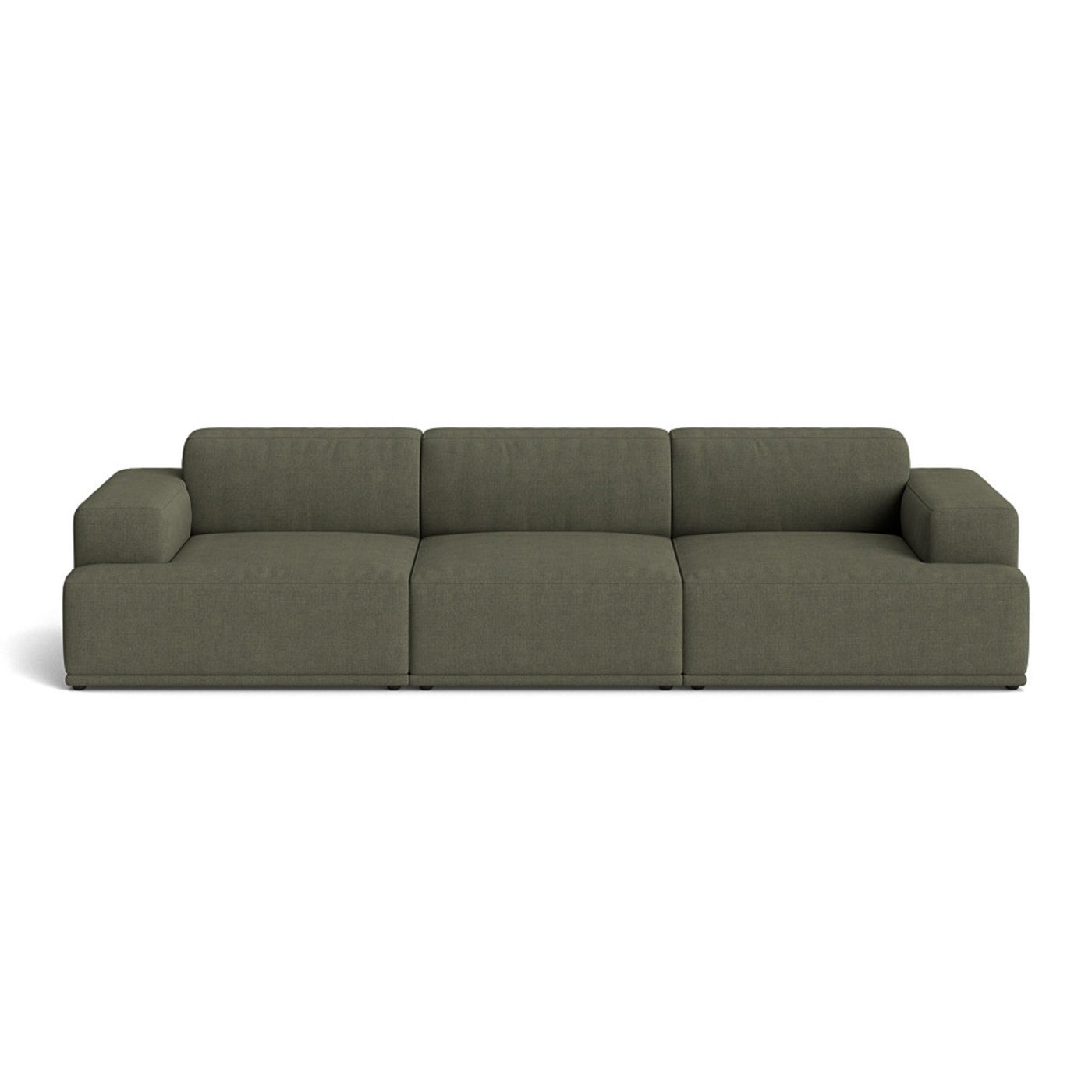Muuto Connect Soft Modular 3 Seater Sofa, configuration 1. Made-to-order from someday designs. #colour_fiord-961