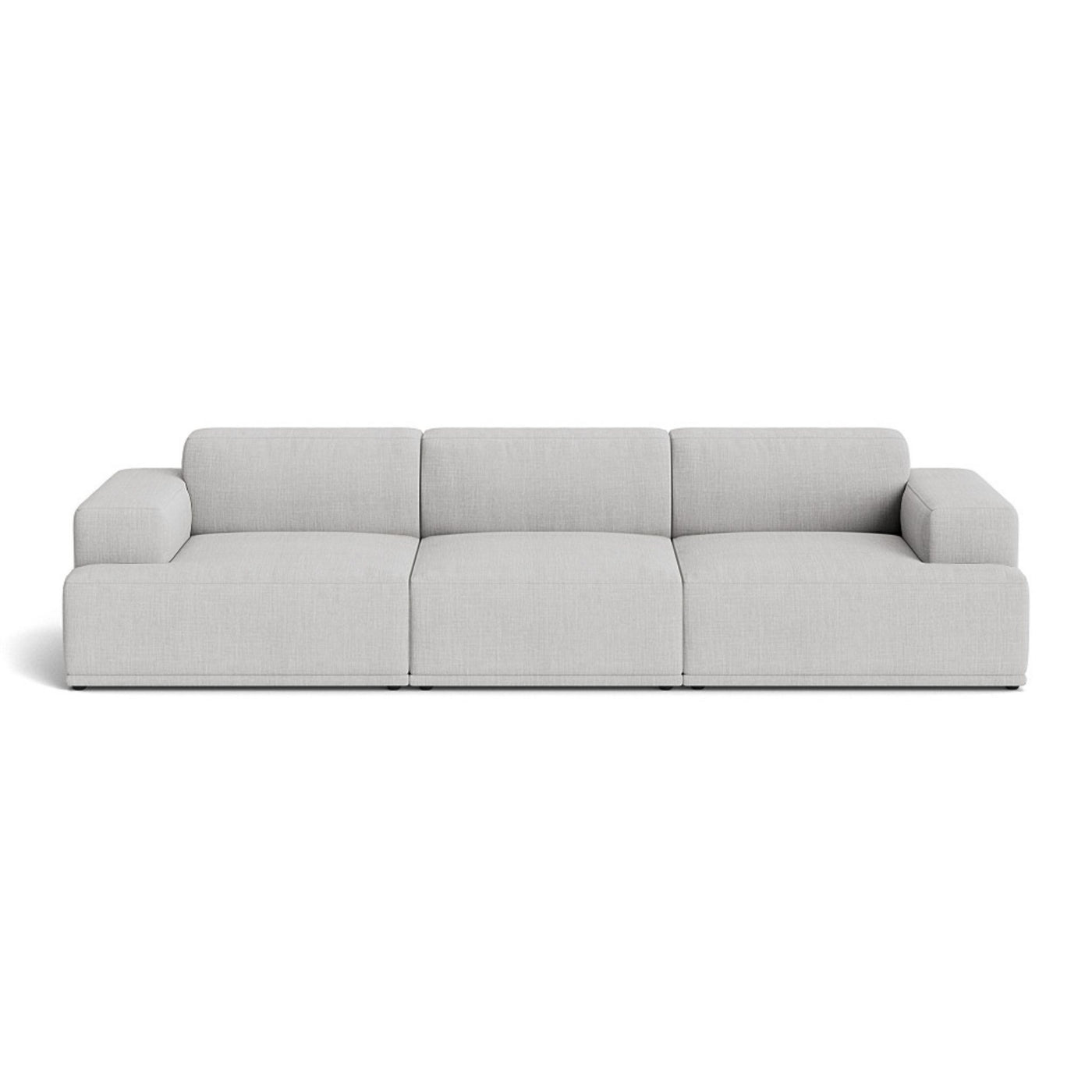 Muuto Connect Soft Modular 3 Seater Sofa, configuration 1. Made-to-order from someday designs. #colour_remix-123