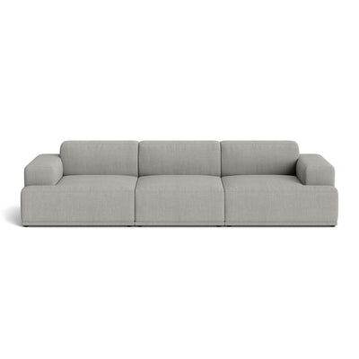 Muuto Connect Soft Modular 3 Seater Sofa, configuration 1. Made-to-order from someday designs. #colour_remix-133