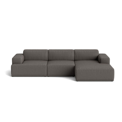 Muuto Connect Soft Modular 3 Seater Sofa, configuration 3. Made-to-order from someday designs. #colour_clay-10