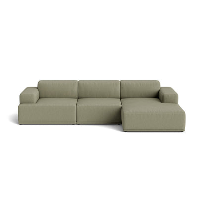 Muuto Connect Soft Modular 3 Seater Sofa, configuration 3. Made-to-order from someday designs. #colour_clay-15