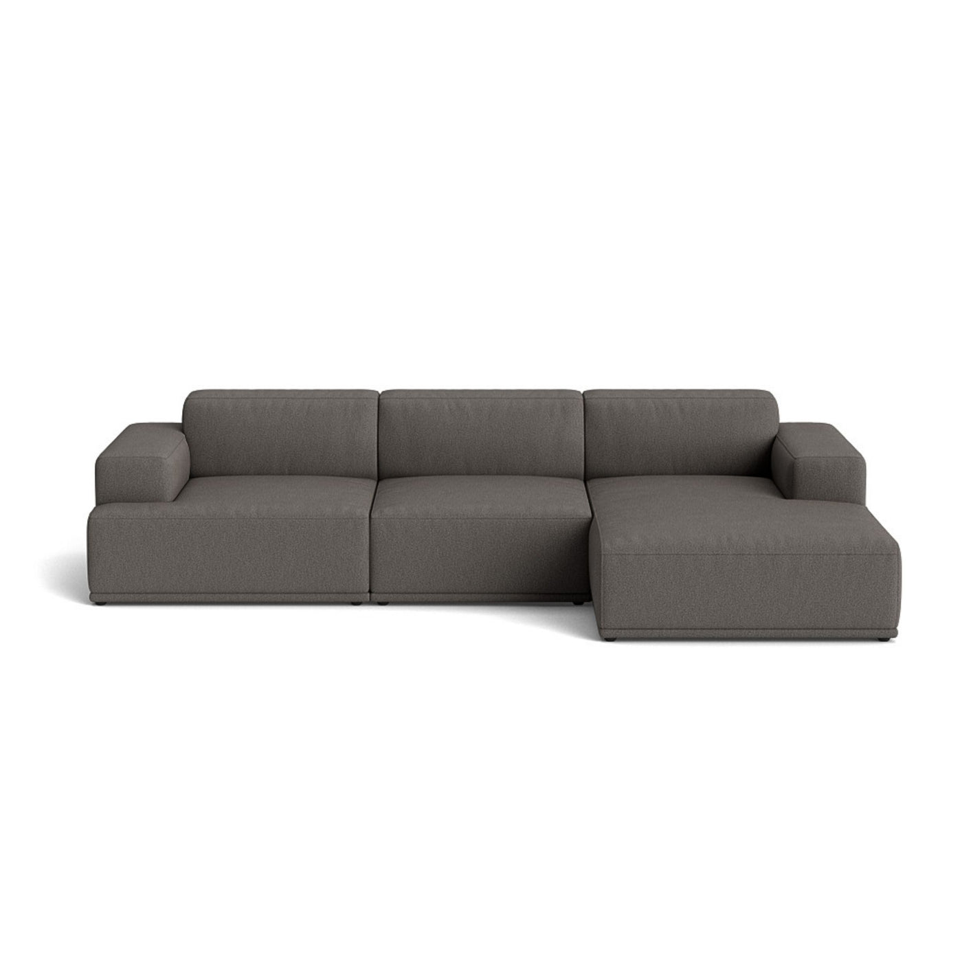 Muuto Connect Soft Modular 3 Seater Sofa, configuration 3. Made-to-order from someday designs. #colour_clay-9
