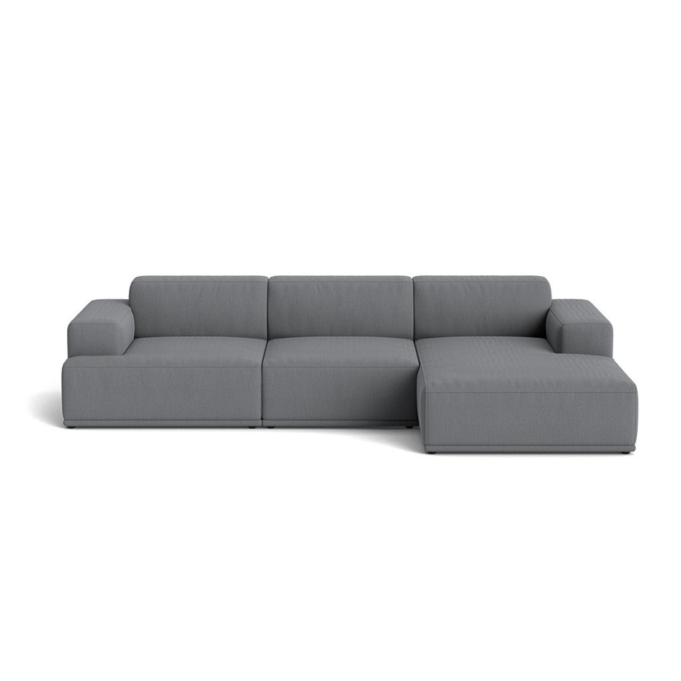 Muuto Connect Soft Modular 3 Seater Sofa, configuration 3. Made-to-order from someday designs. #colour_re-wool-158