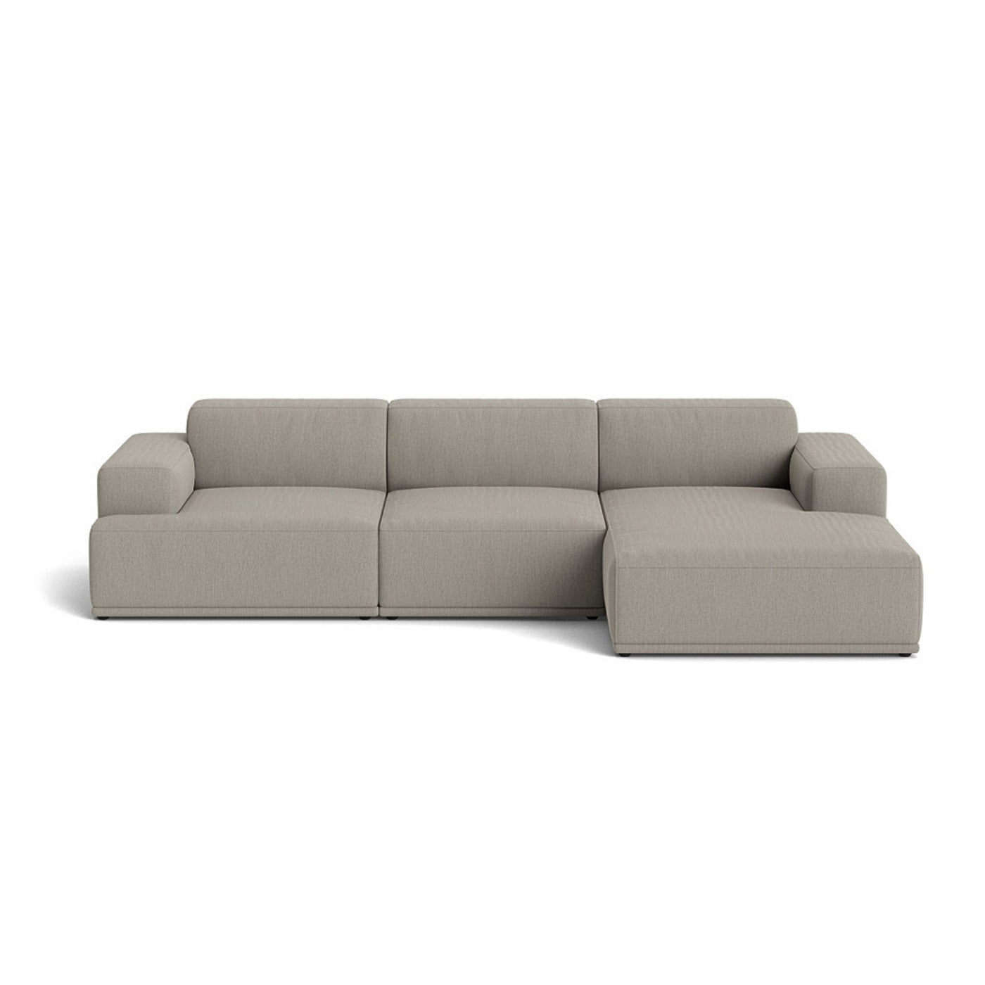 Muuto Connect Soft Modular 3 Seater Sofa, configuration 3. Made-to-order from someday designs. #colour_re-wool-218