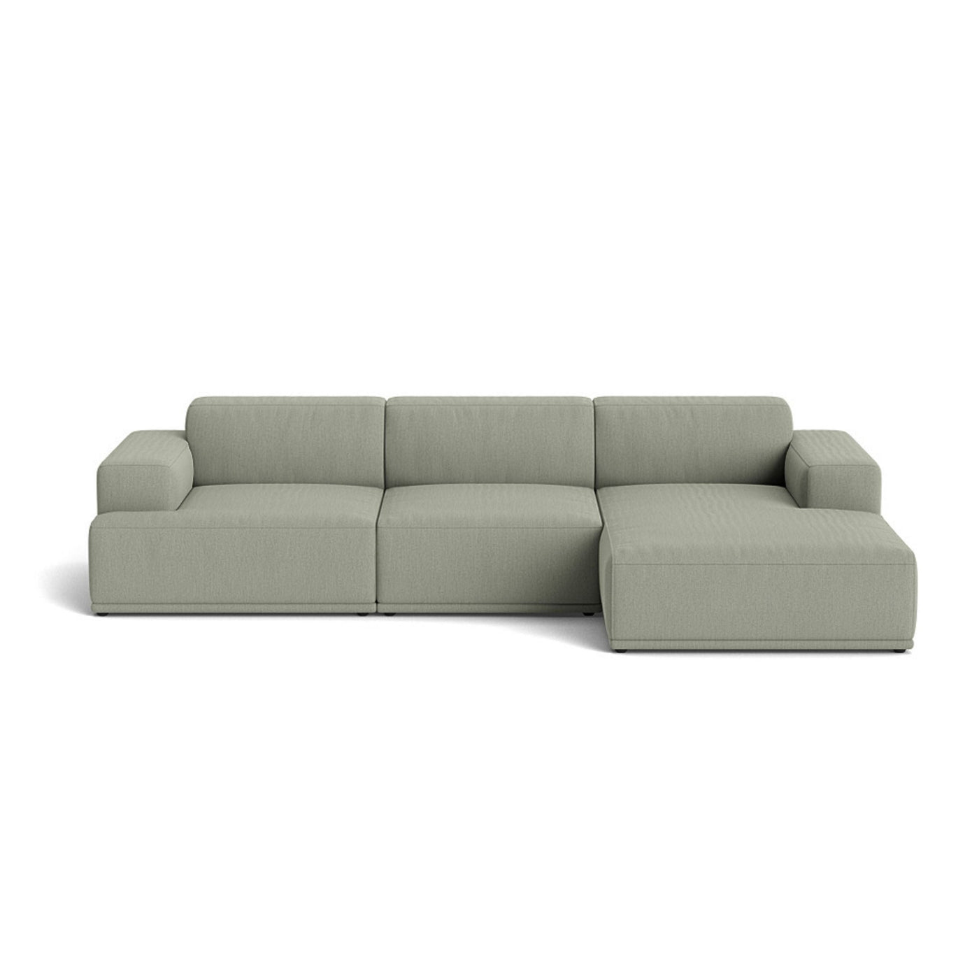 Muuto Connect Soft Modular 3 Seater Sofa, configuration 3. Made-to-order from someday designs. #colour_re-wool-408