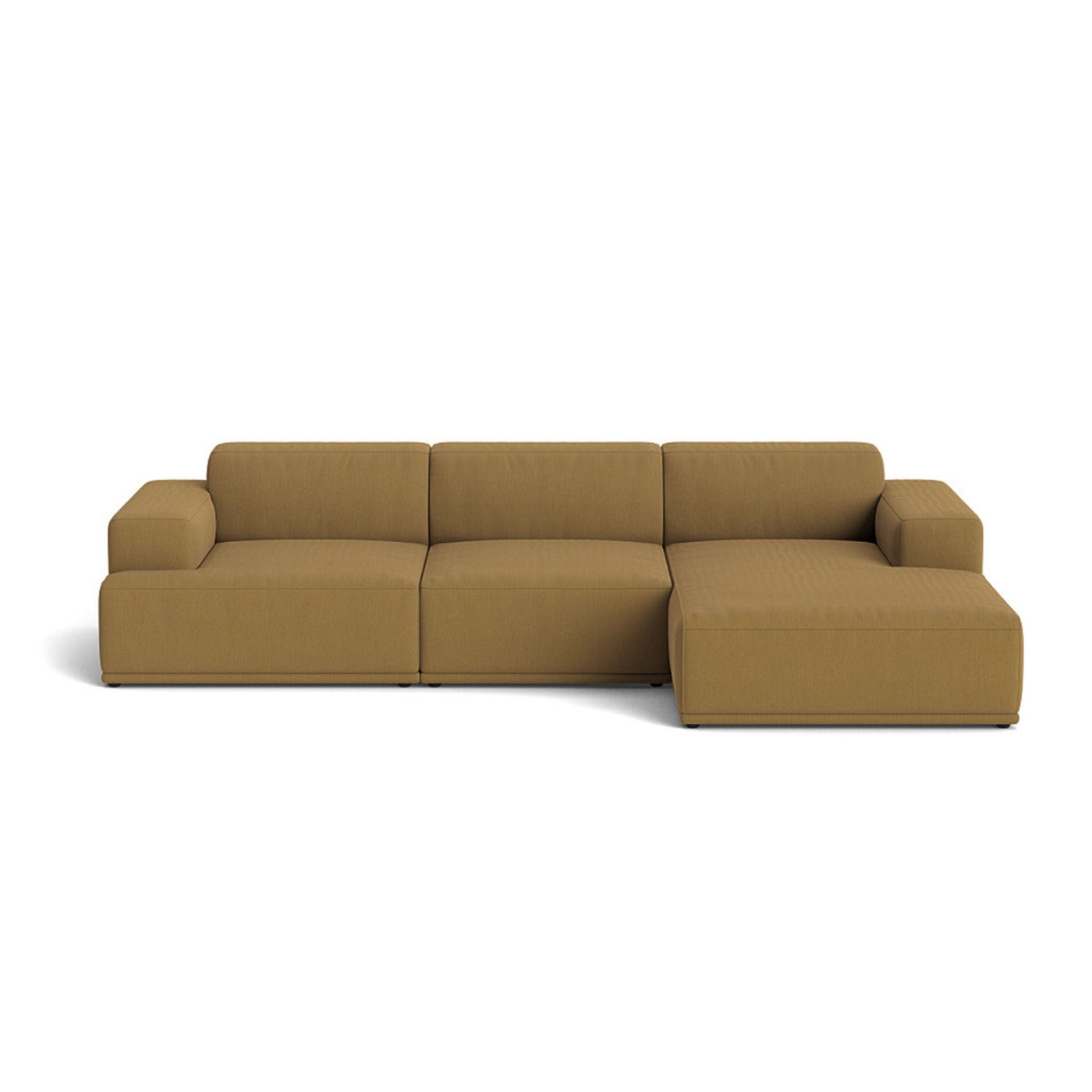 Muuto Connect Soft Modular 3 Seater Sofa, configuration 3. Made-to-order from someday designs. #colour_re-wool-448