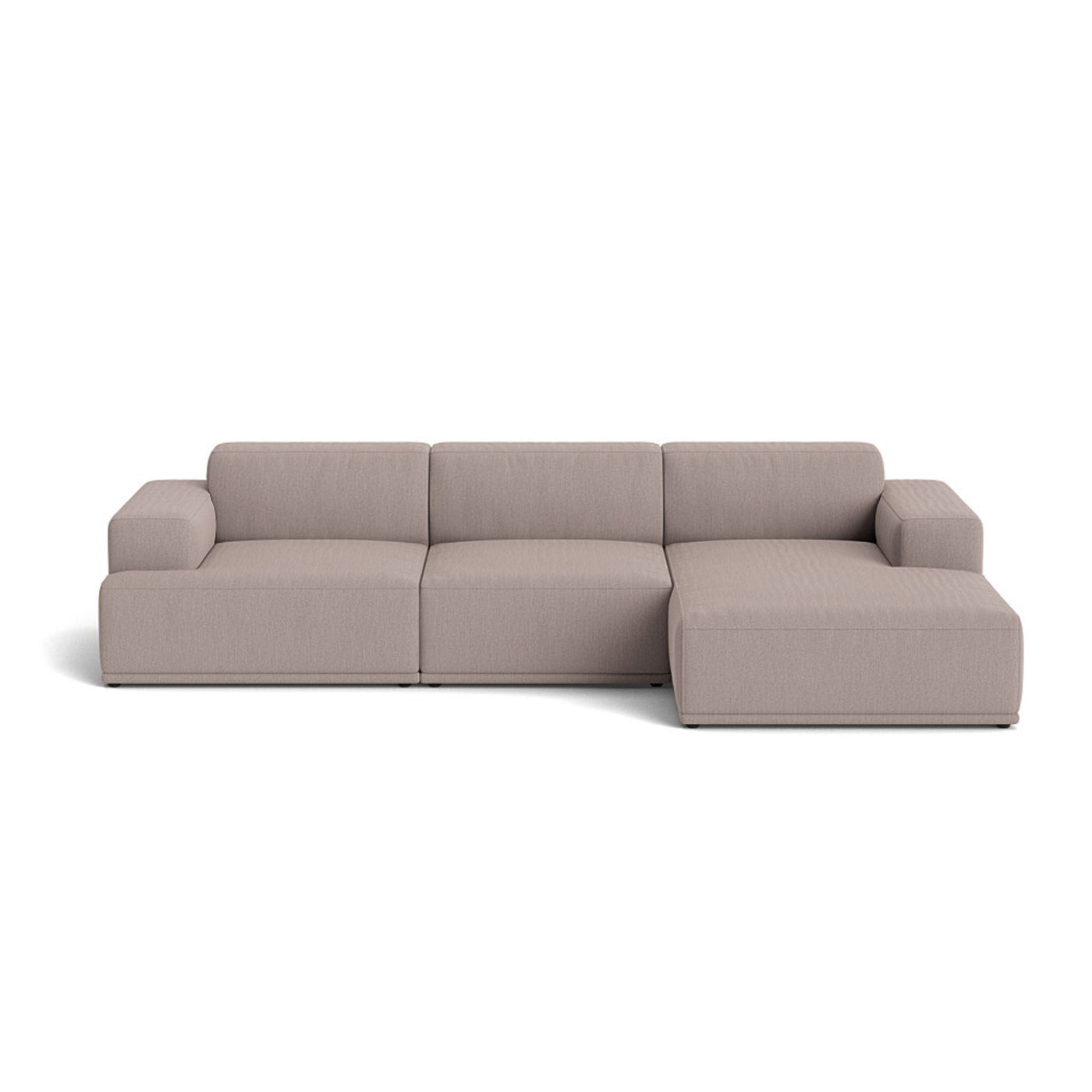 Muuto Connect Soft Modular 3 Seater Sofa, configuration 3. Made-to-order from someday designs. #colour_re-wool-628