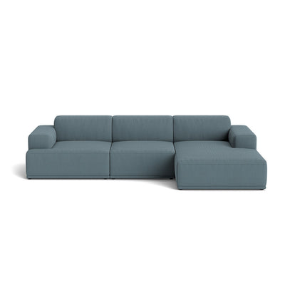 Muuto Connect Soft Modular 3 Seater Sofa, configuration 3. Made-to-order from someday designs. #colour_re-wool-768