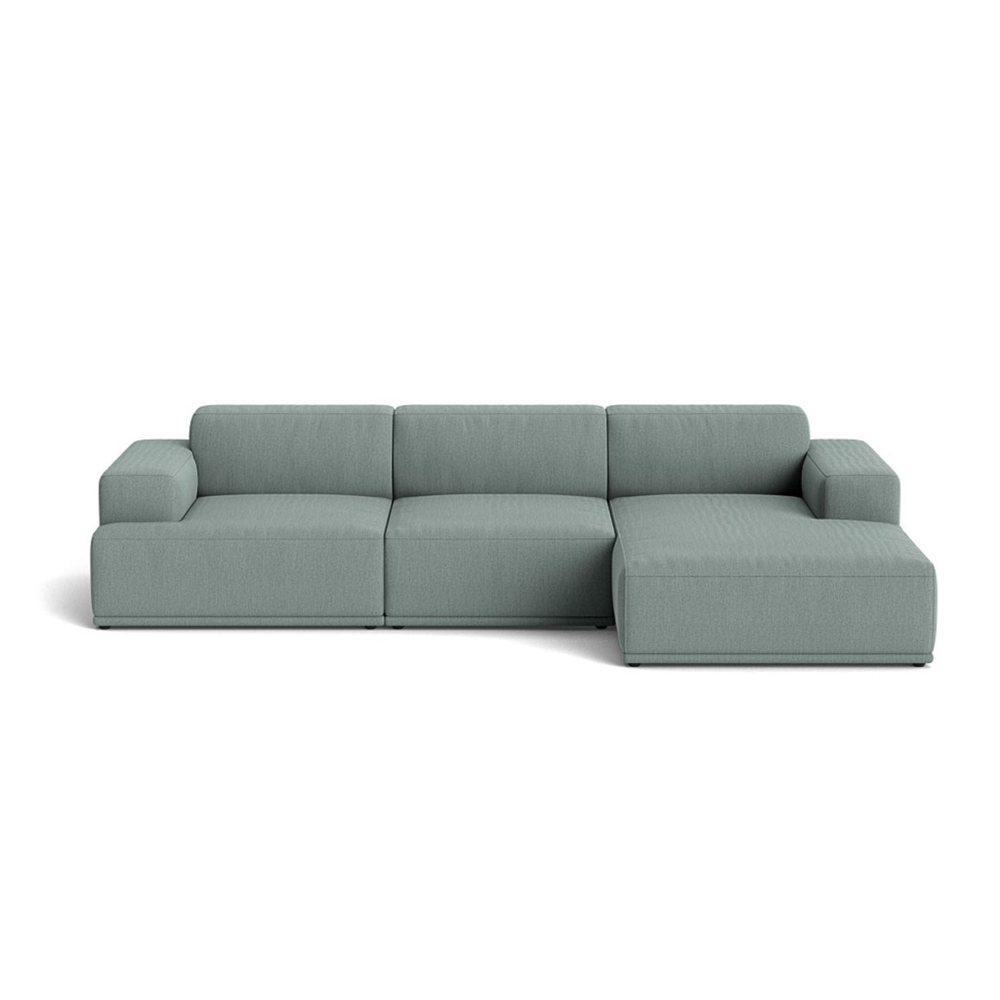 Muuto Connect Soft Modular 3 Seater Sofa, configuration 3. Made-to-order from someday designs. #colour_re-wool-828