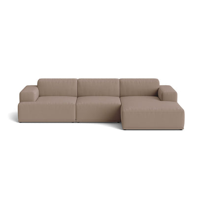 Muuto Connect Soft Modular 3 Seater Sofa, configuration 3. Made-to-order from someday designs. #colour_steelcut-trio-426