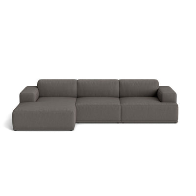 Muuto Connect Soft Modular 3 Seater Sofa, configuration 2. Made-to-order from someday designs. #colour_clay-9