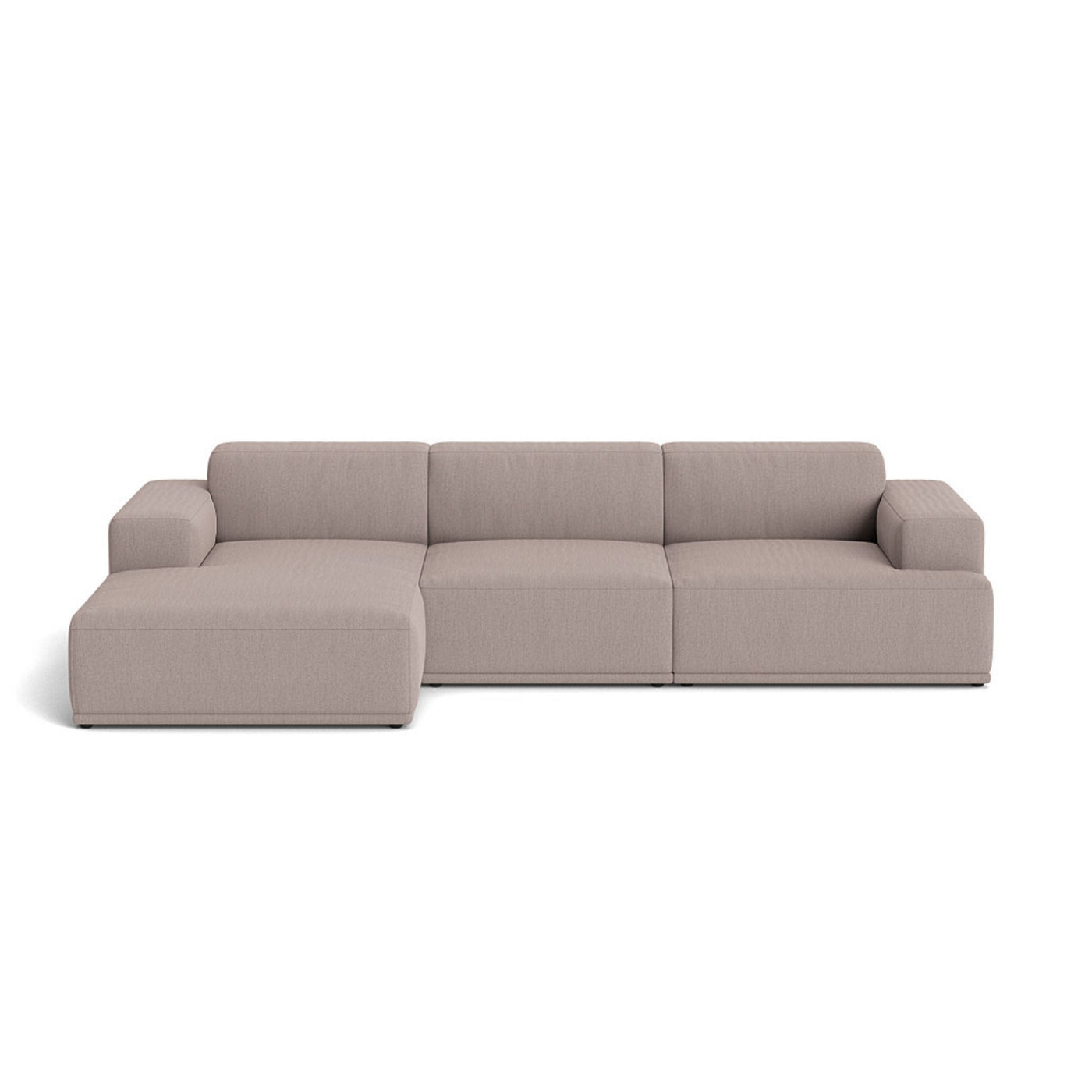 Muuto Connect Soft Modular 3 Seater Sofa, configuration 2. Made-to-order from someday designs. #colour_re-wool-628
