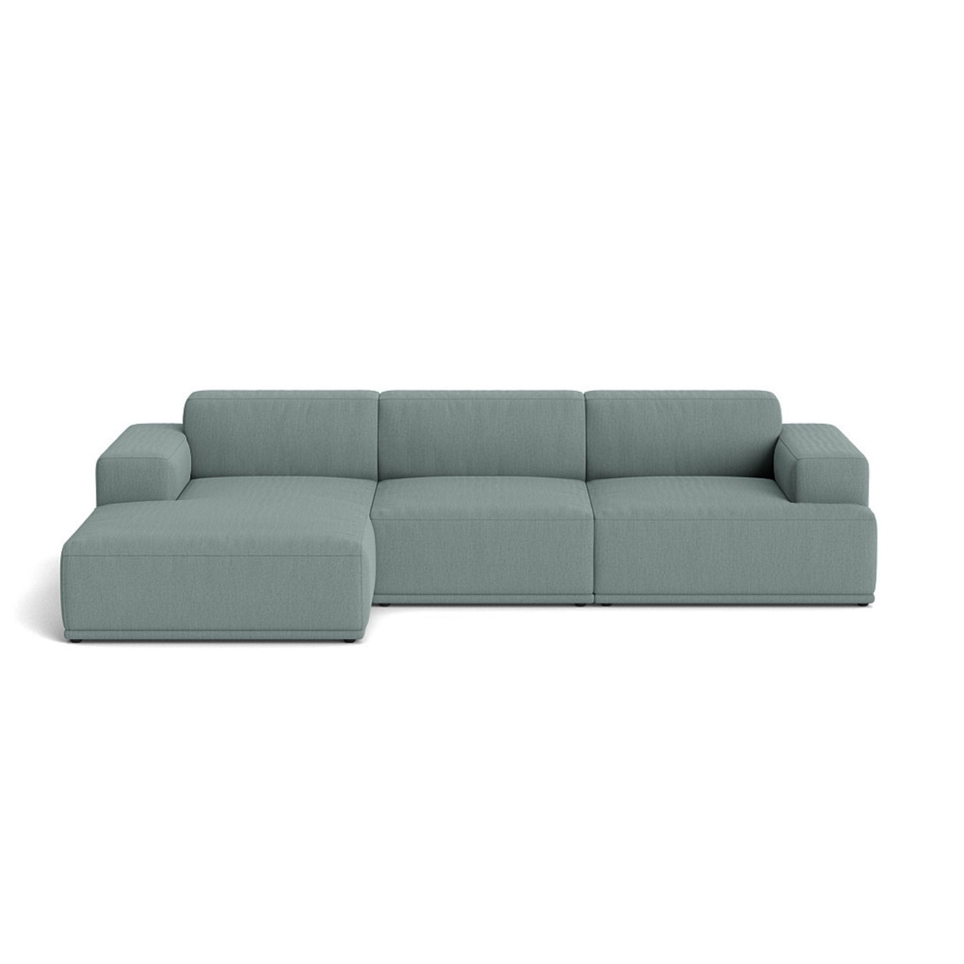 Muuto Connect Soft Modular 3 Seater Sofa, configuration 2. Made-to-order from someday designs. #colour_re-wool-868