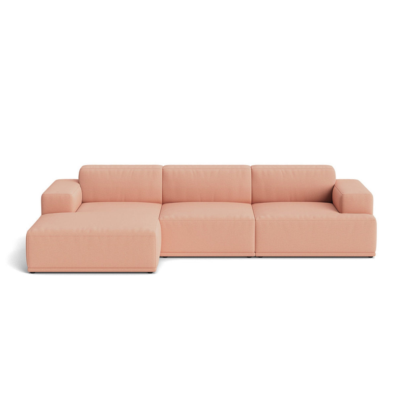 Muuto Connect Soft Modular 3 Seater Sofa, configuration 3. Made-to-order from someday designs. #colour_steelcut-trio-515