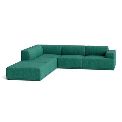 Muuto Connect Soft Modular Corner Sofa, configuration 1. Made-to-order from someday designs. #colour_balder-862