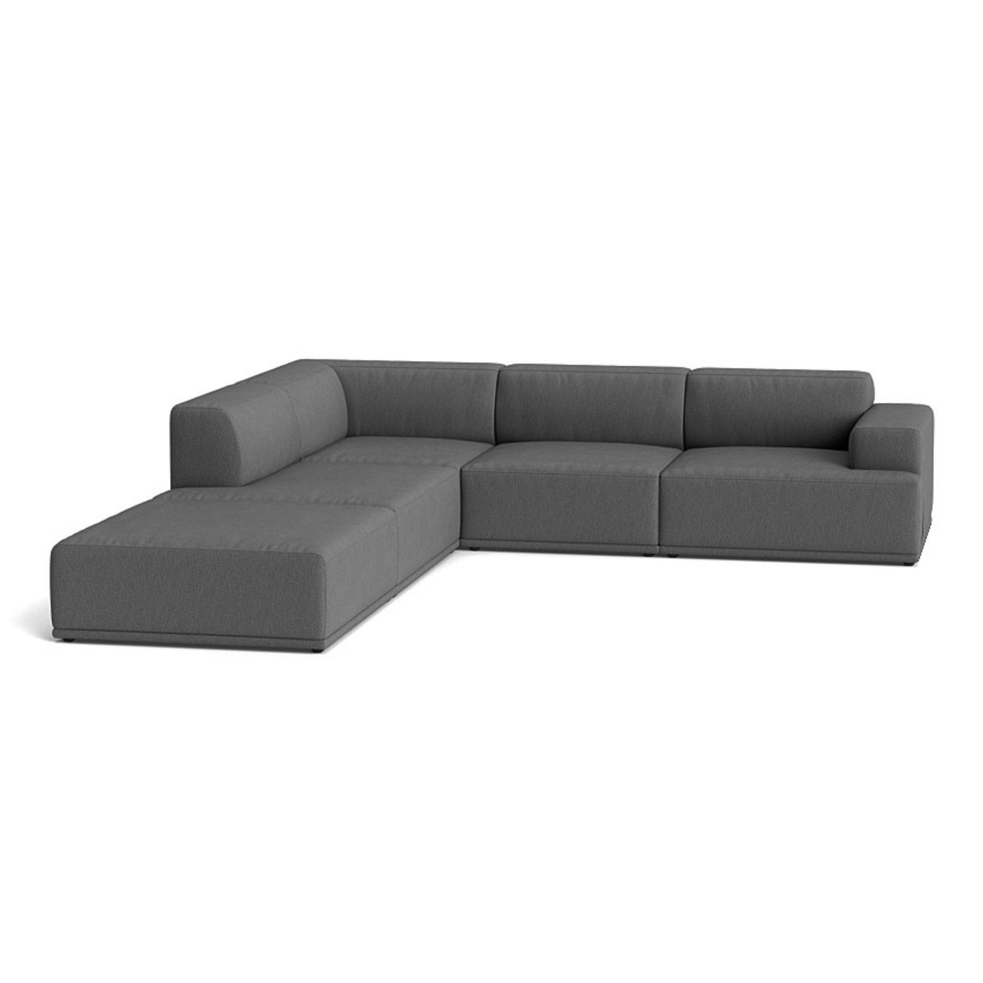 Muuto Connect Soft Modular Corner Sofa, configuration 1. Made-to-order from someday designs. #colour_clay-13