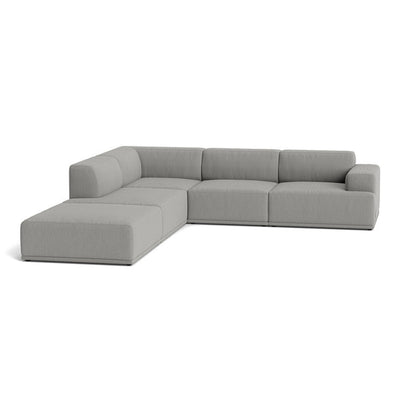 Muuto Connect Soft Modular Corner Sofa, configuration 1. Made-to-order from someday designs. #colour_re-wool-128