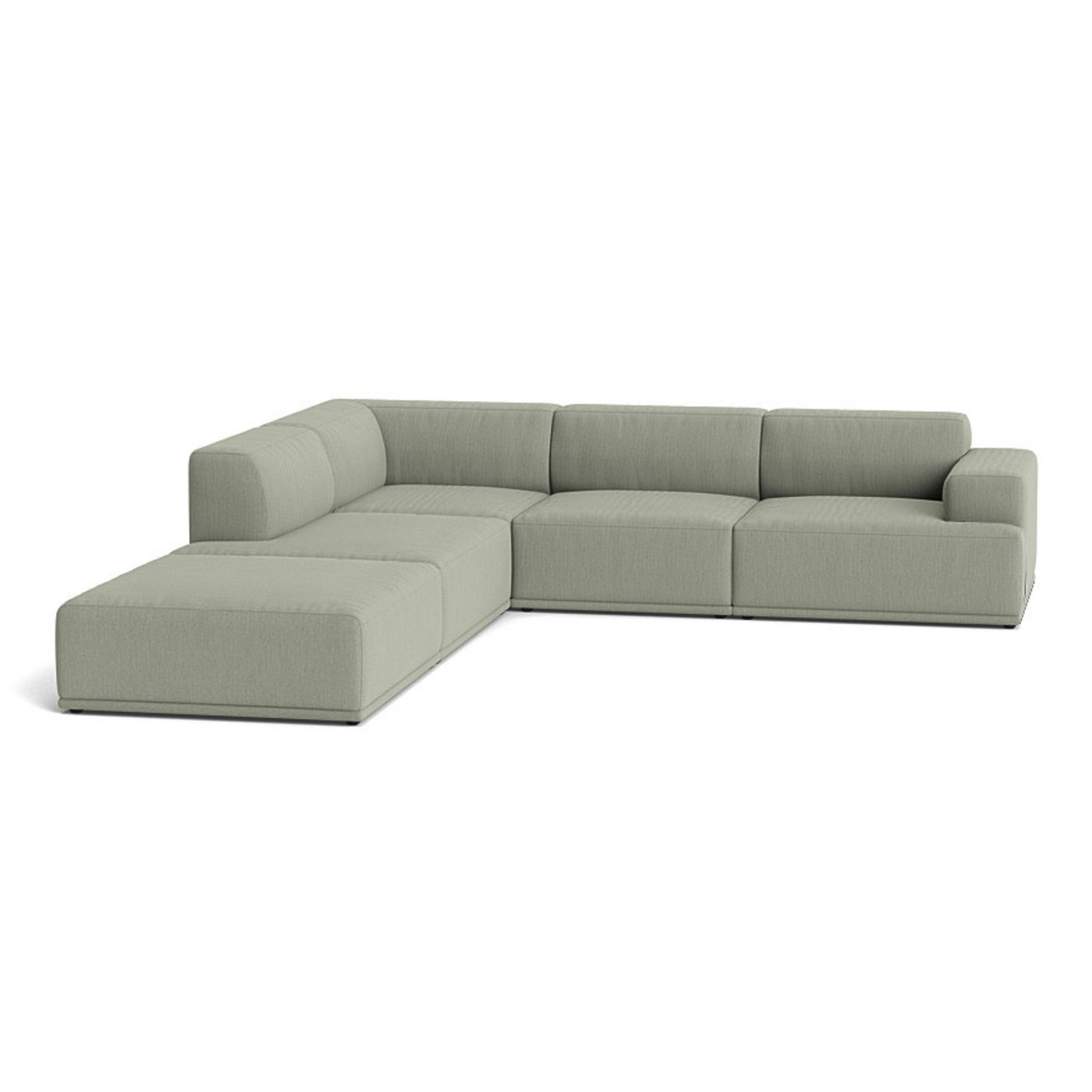Muuto Connect Soft Modular Corner Sofa, configuration 1. Made-to-order from someday designs. #colour_re-wool-408