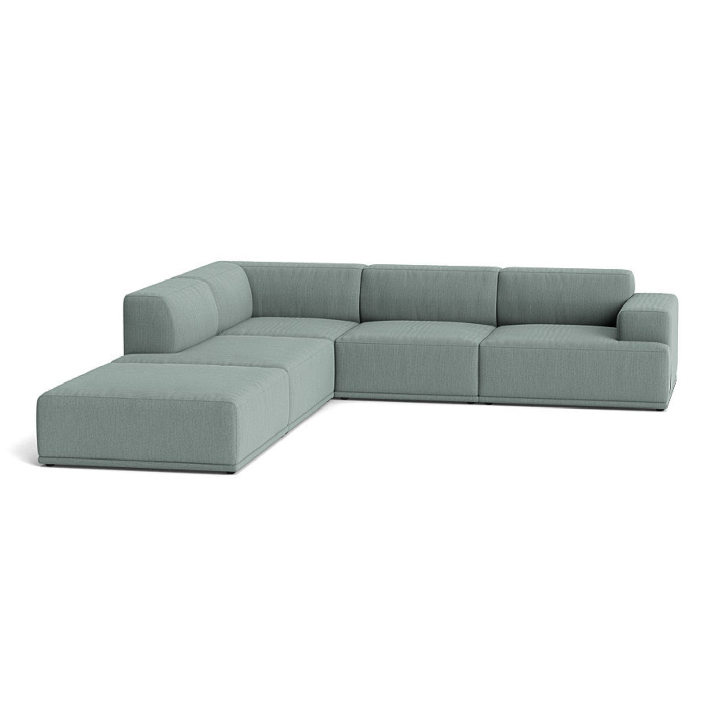 Muuto Connect Soft Modular Corner Sofa, configuration 1. Made-to-order from someday designs. #colour_re-wool-828