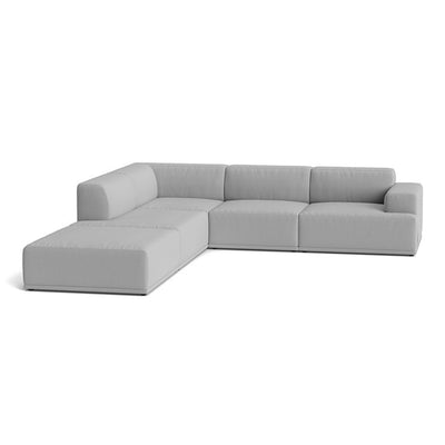 Muuto Connect Soft Modular Corner Sofa, configuration 1. Made-to-order from someday designs. #colour_steelcut-trio-133