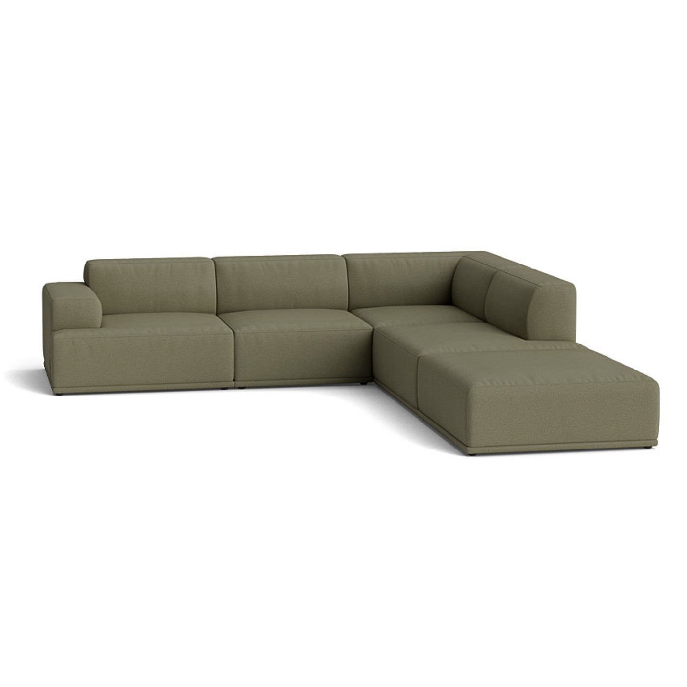 Muuto Connect Soft Modular Corner Sofa, configuration 2. Made-to-order from someday designs. #colour_clay-17