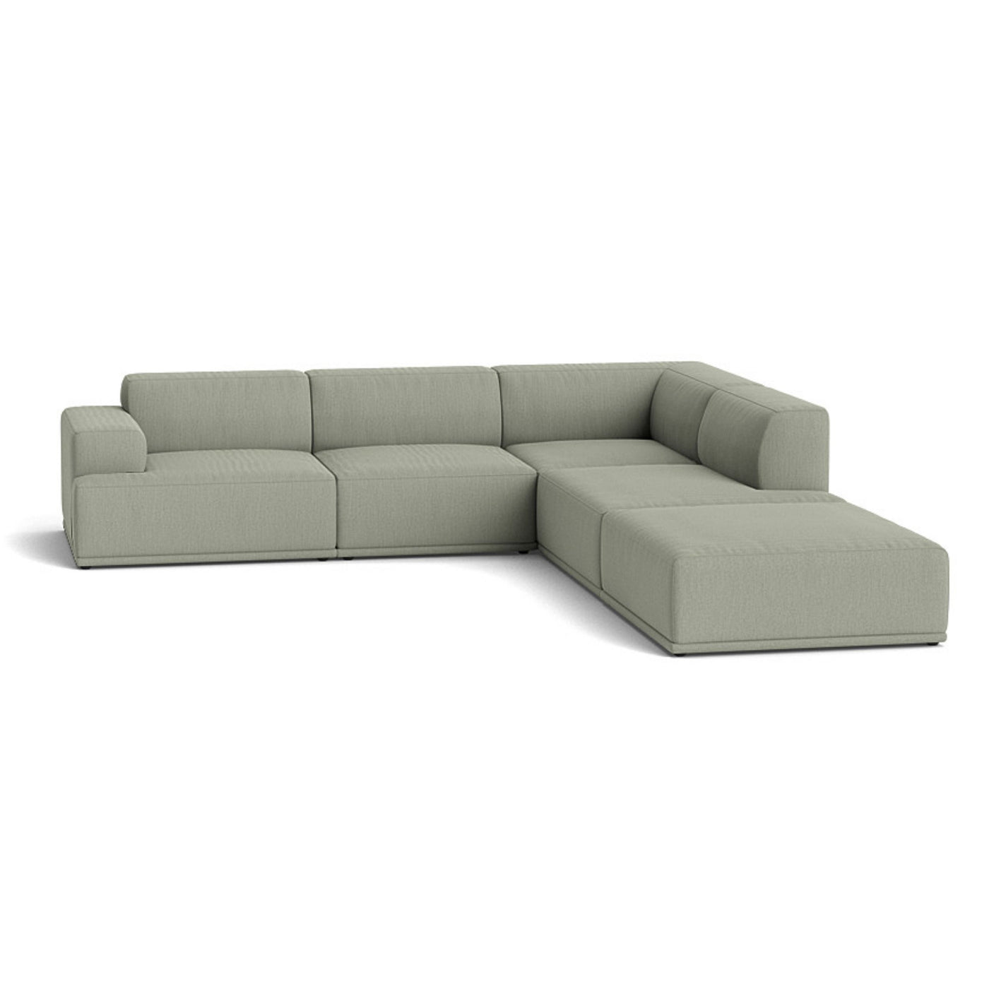 Muuto Connect Soft Modular Corner Sofa, configuration 2. Made-to-order from someday designs. #colour_re-wool-408