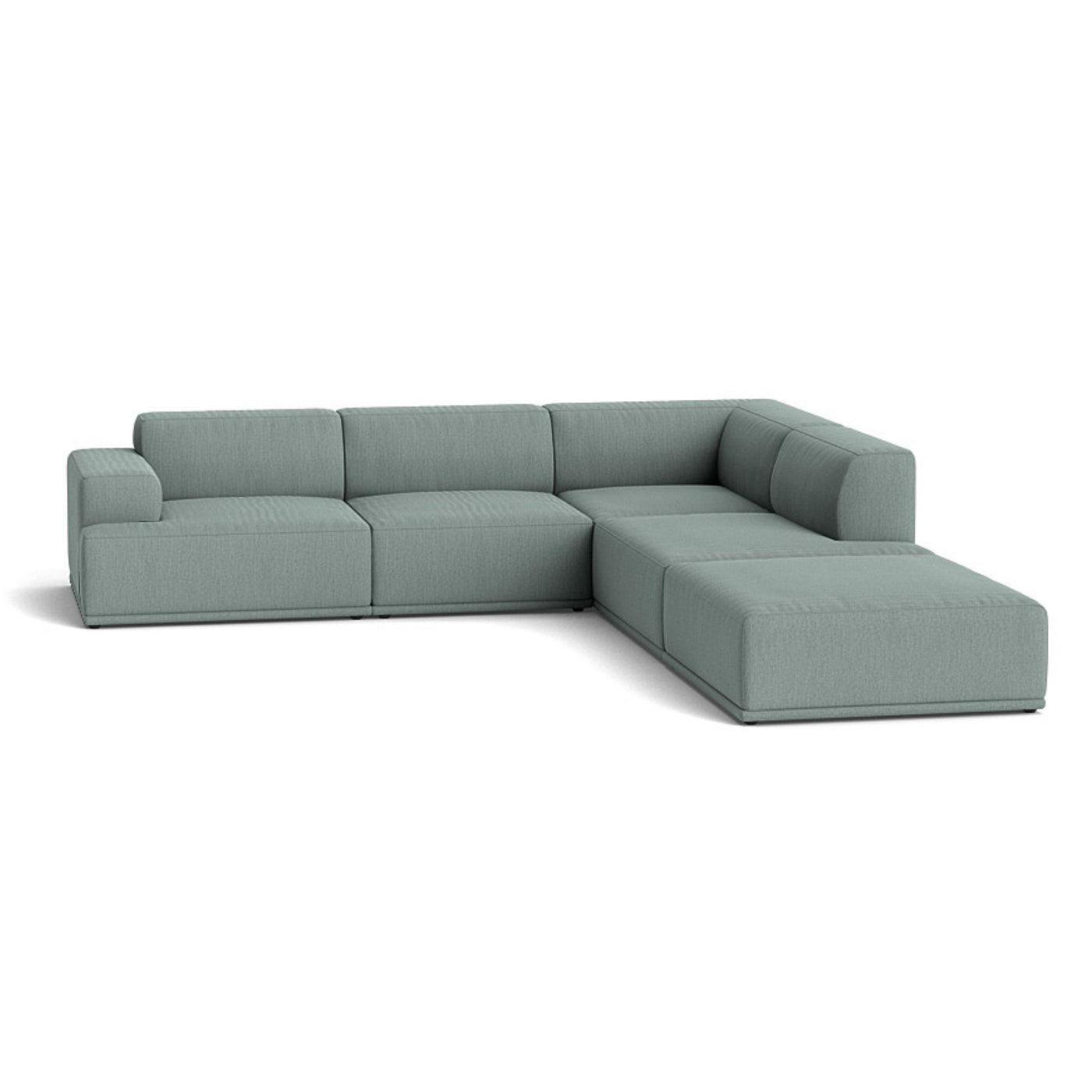 Muuto Connect Soft Modular Corner Sofa, configuration 2. Made-to-order from someday designs. #colour_re-wool-828