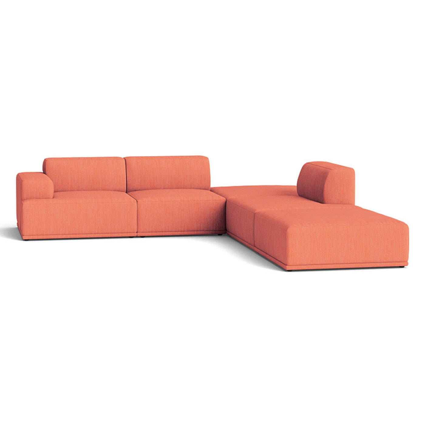 Muuto Connect Soft Modular Corner Sofa, configuration 3. made-to-order from someday designs. #colour_balder-542